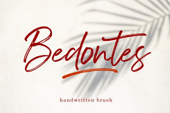 Bedontes Font: A Script Handwritten Typeface for Elegant Design Campaigns