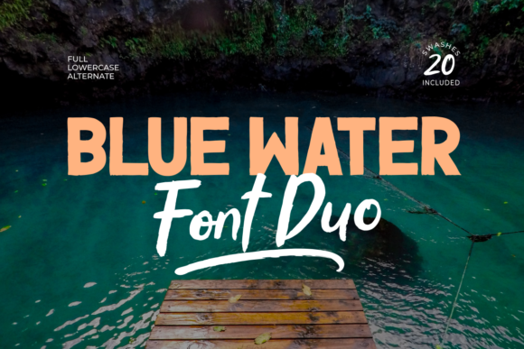 Blue Water Bold Duo Font Review