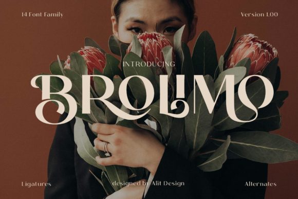 Brolimo Display Font for Creative Projects