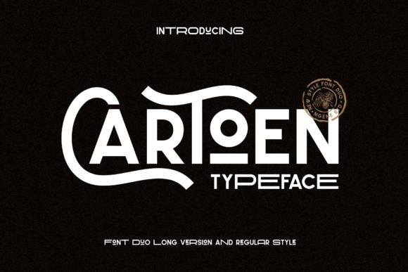 Cartoen Font Duo: A Display Typeface for Vintage-Inspired Branding