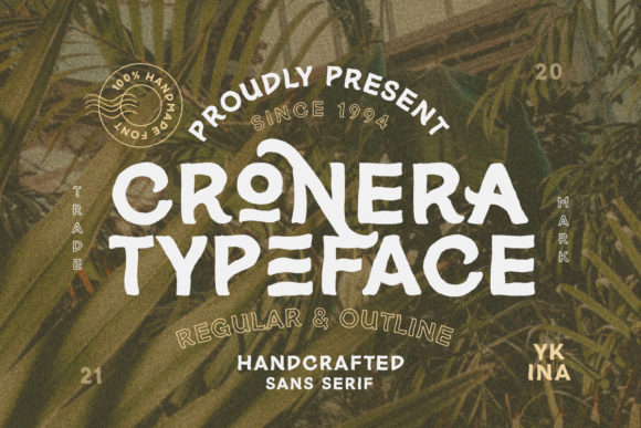 Cronera: A Bold Display Font for Creative Publishing