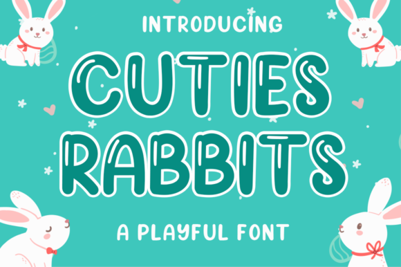 Cuties Rabbits Font for Playful Web Design