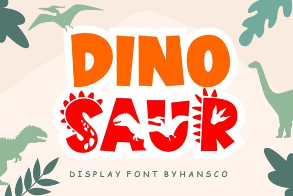Dinosaur Font: A Bold and Friendly Typeface for Editorial Design