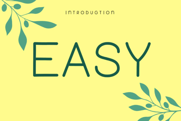 Easy Font: A Simple Typeface for Beautiful, Readable Crafts