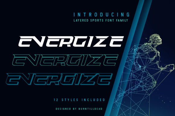 Energize: A Bold Display Font