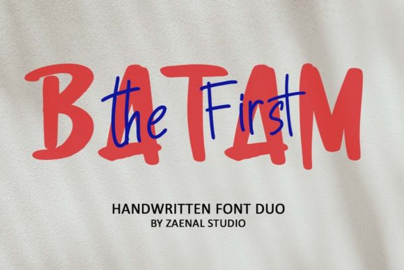 First Batam Font: A Playful Display Typeface for Bold Campaigns