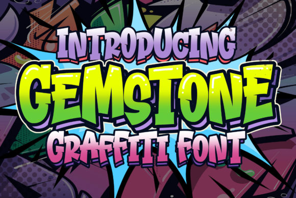 Gemstone Font for Urban Style Creations