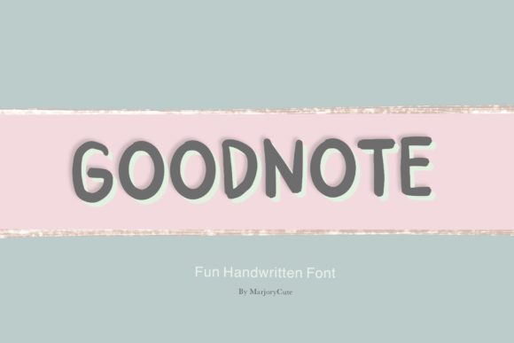 Goodnote Handwritten Font for Makers and Designers