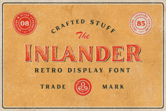 Inlander: A Quirky Display Font for Creative Projects