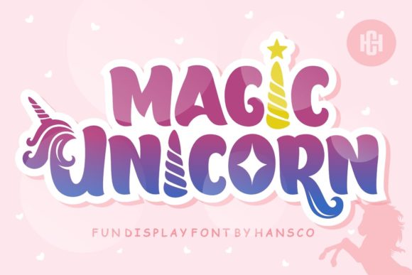 Magic Unicorn Display Font for Playful Web Design