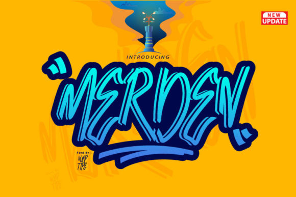Merden Graffiti: Bold Font for Impactful Campaigns