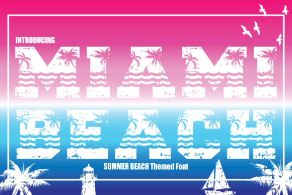 Miami Beach Font for Bold Web Design