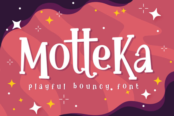 Motteka: A Playful Font for Business Branding
