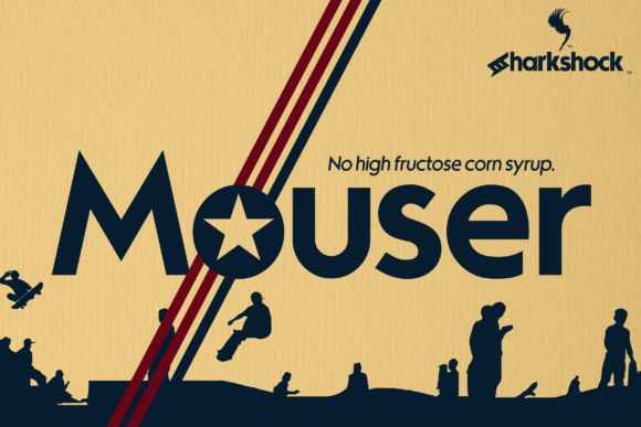 Mouser: A Modern Display Font