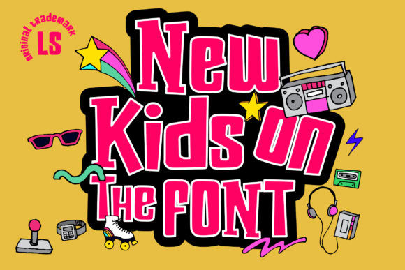 New Kids on the Font — A Playful Display Typeface for Web Design