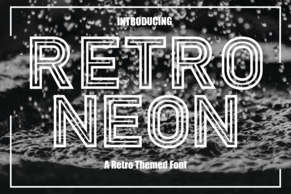 Retro Neon Font for Stronger Campaign Visuals