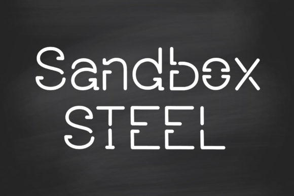 Sandbox Steel Font for a Polished Business Look