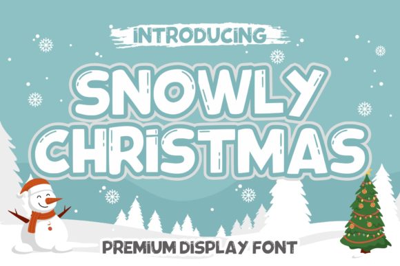 Snowly Christmas Font for Holiday Branding