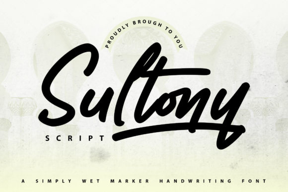Sultony Marker Handwriting Font for Professional Branding and Creative Design