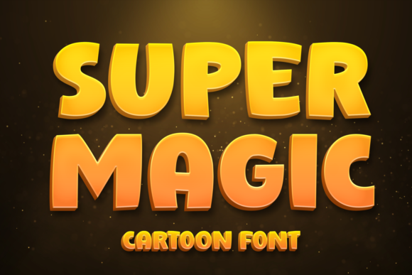 Super Magic Font: A Playful Typeface for Editorial Design