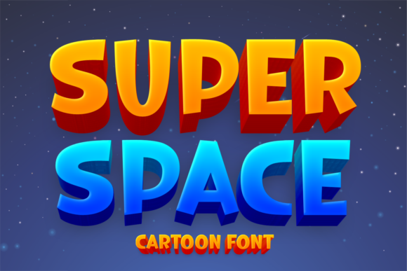 Super Space Font for Editorial Design and Creative Projects