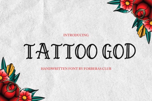 Tattoo God Font for Creative Makers