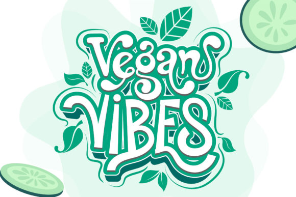Vegan Vibes Font: A Bold, Retro Display Typeface for Creative Projects