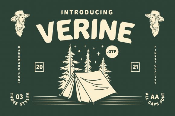 Verine Font for Creative Makers