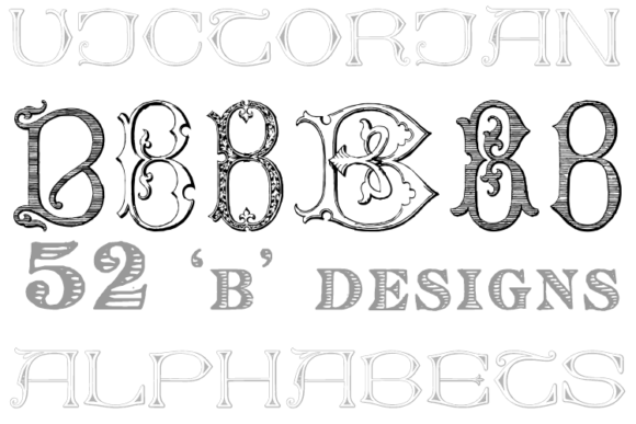 Victorian Alphabets B Font